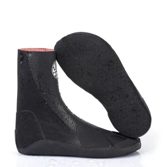 🌊 RIP CURL 🌊 NEW! Rubber Soul Plus 3MM Split Toe Surf Booties -[Size 6, Black] - Picture 1 of 15